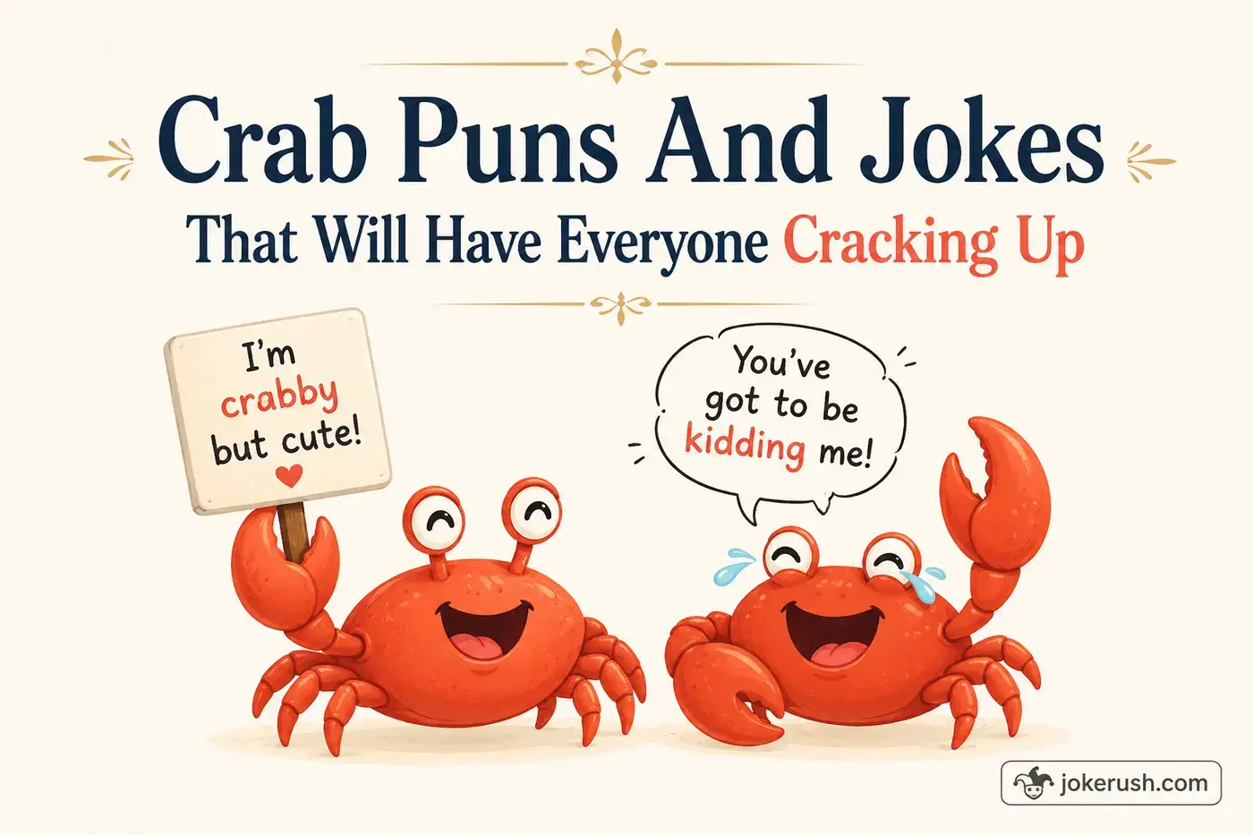 Crab Puns And Jokes That Will Have Everyone Cracking Up