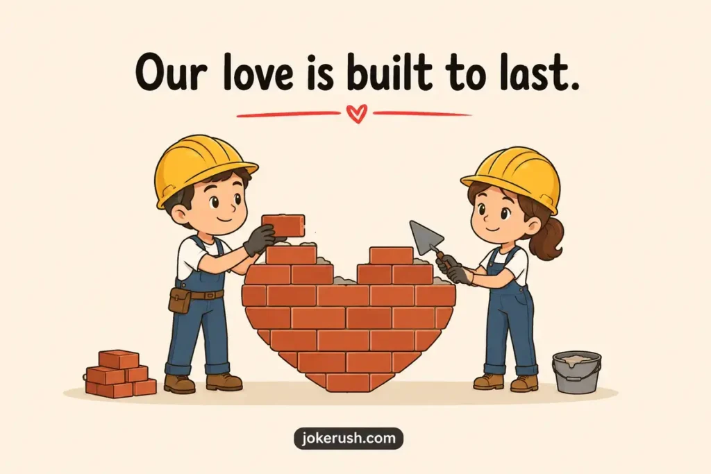 Cute Construction Puns and Jokes for Couples