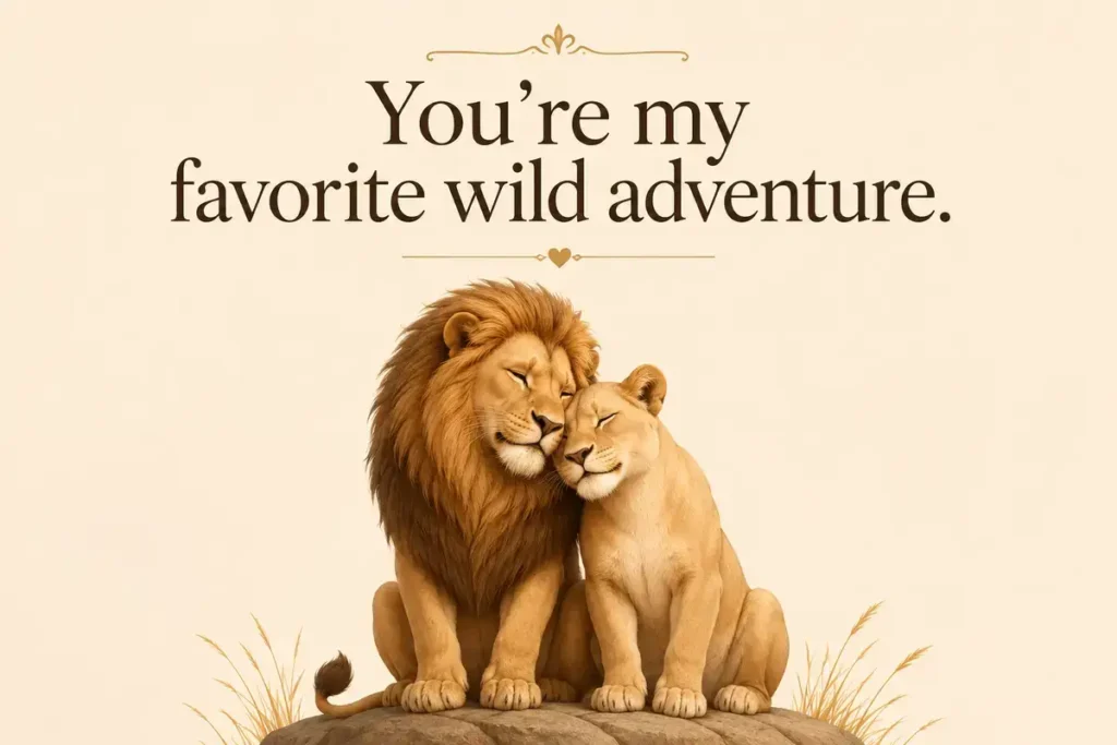 Cute Lion Puns For Couples