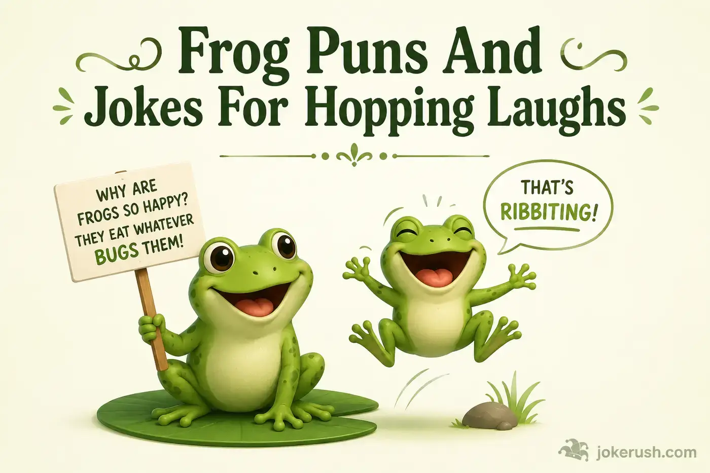 Frog Puns And Jokes For Hopping Laughs