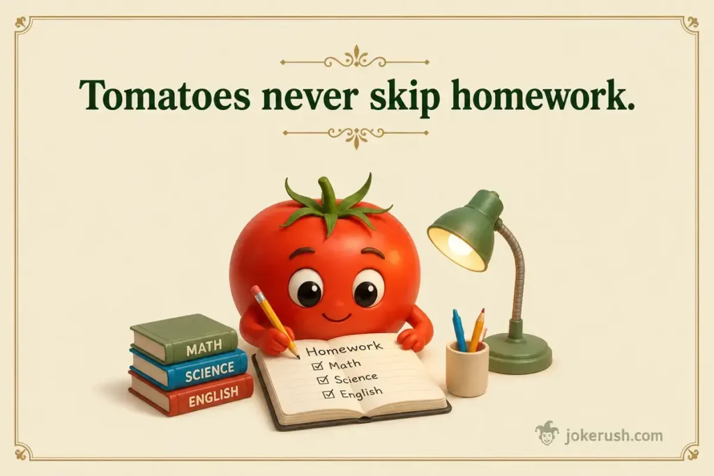 Funny Tomato Puns And Jokes For Students