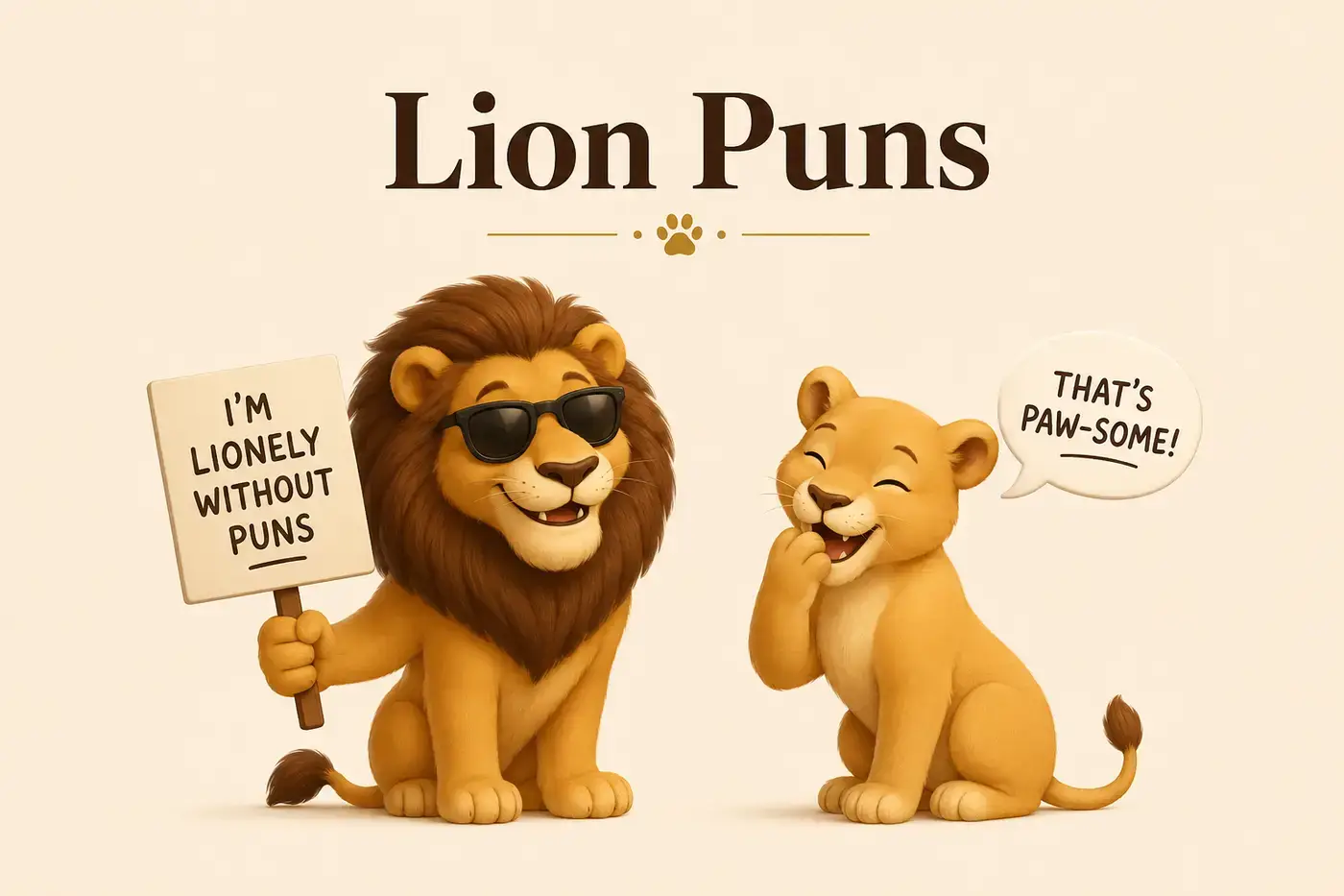 240+ Lion Puns That Will Have You Roaring With Laughter All Day