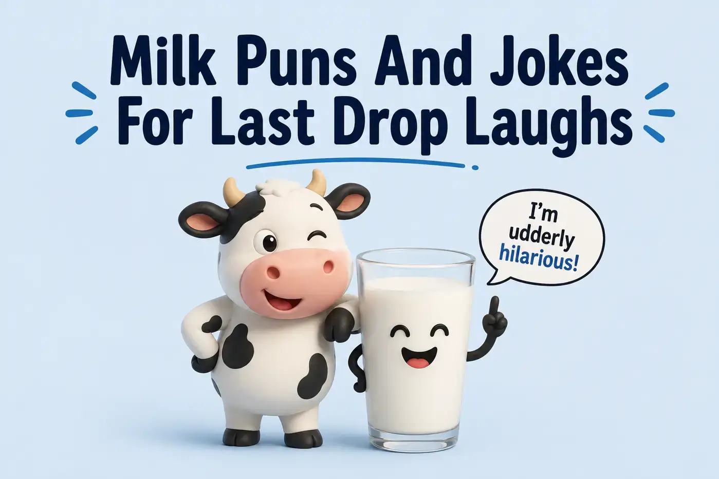 Milk Puns And Jokes For Last Drop Laughs