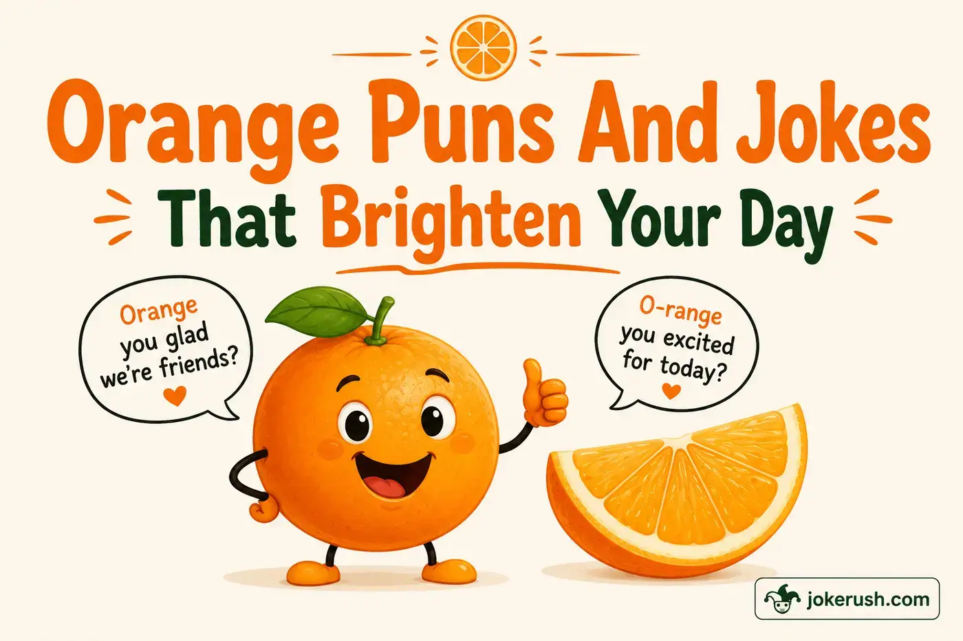 Orange Puns And Jokes That Brighten Your Day