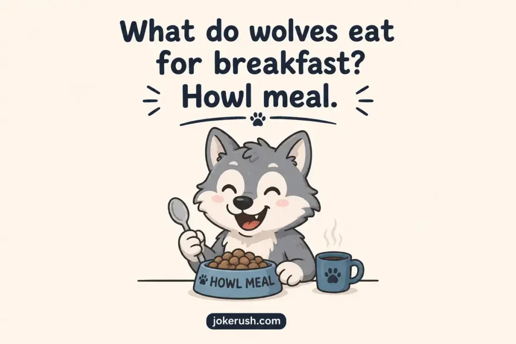 Short Wolf Puns And Jokes For Childs