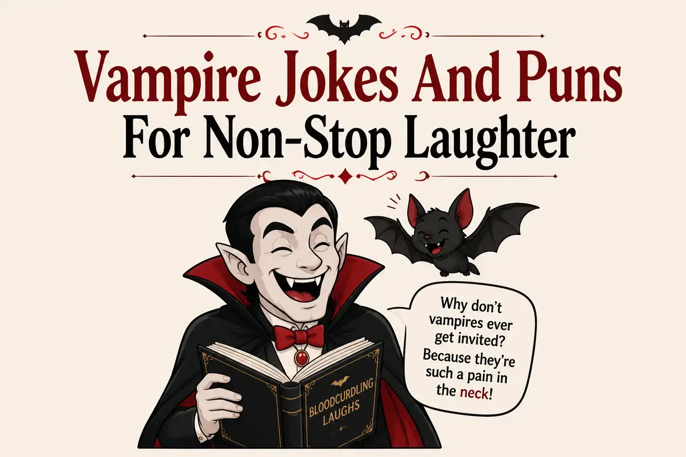Vampire Jokes And Puns For Non-Stop Laughter