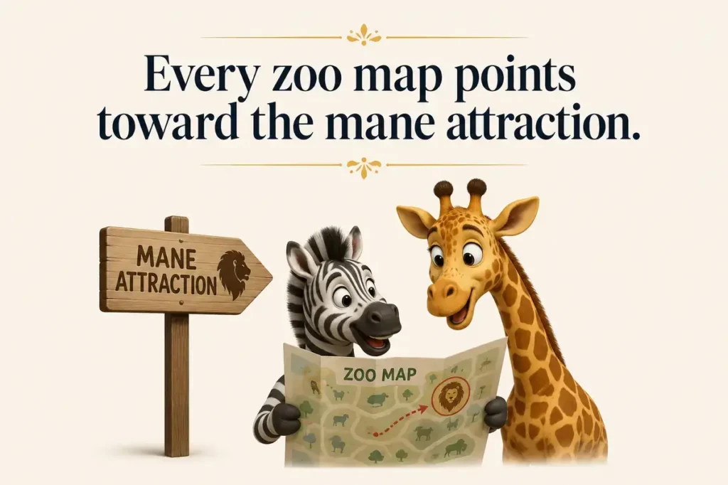 Zoo Animal Comedy With Lion Puns