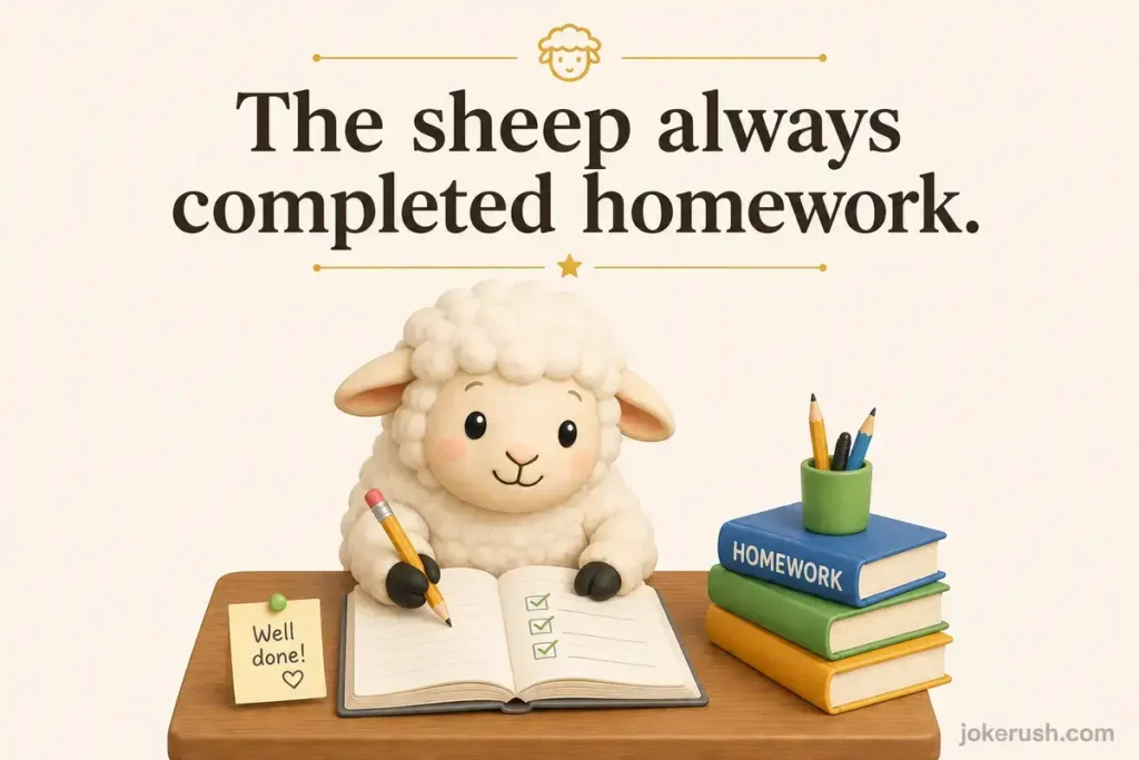 Clever Sheep Puns For Teachers