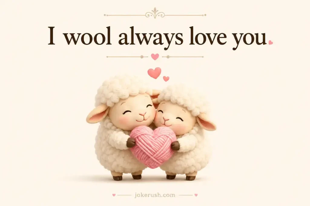 Cute Short Sheep Puns For Couples