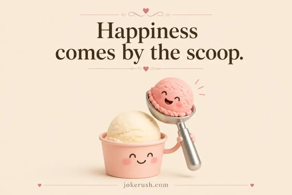 Ice Cream Puns And Jokes One Liners